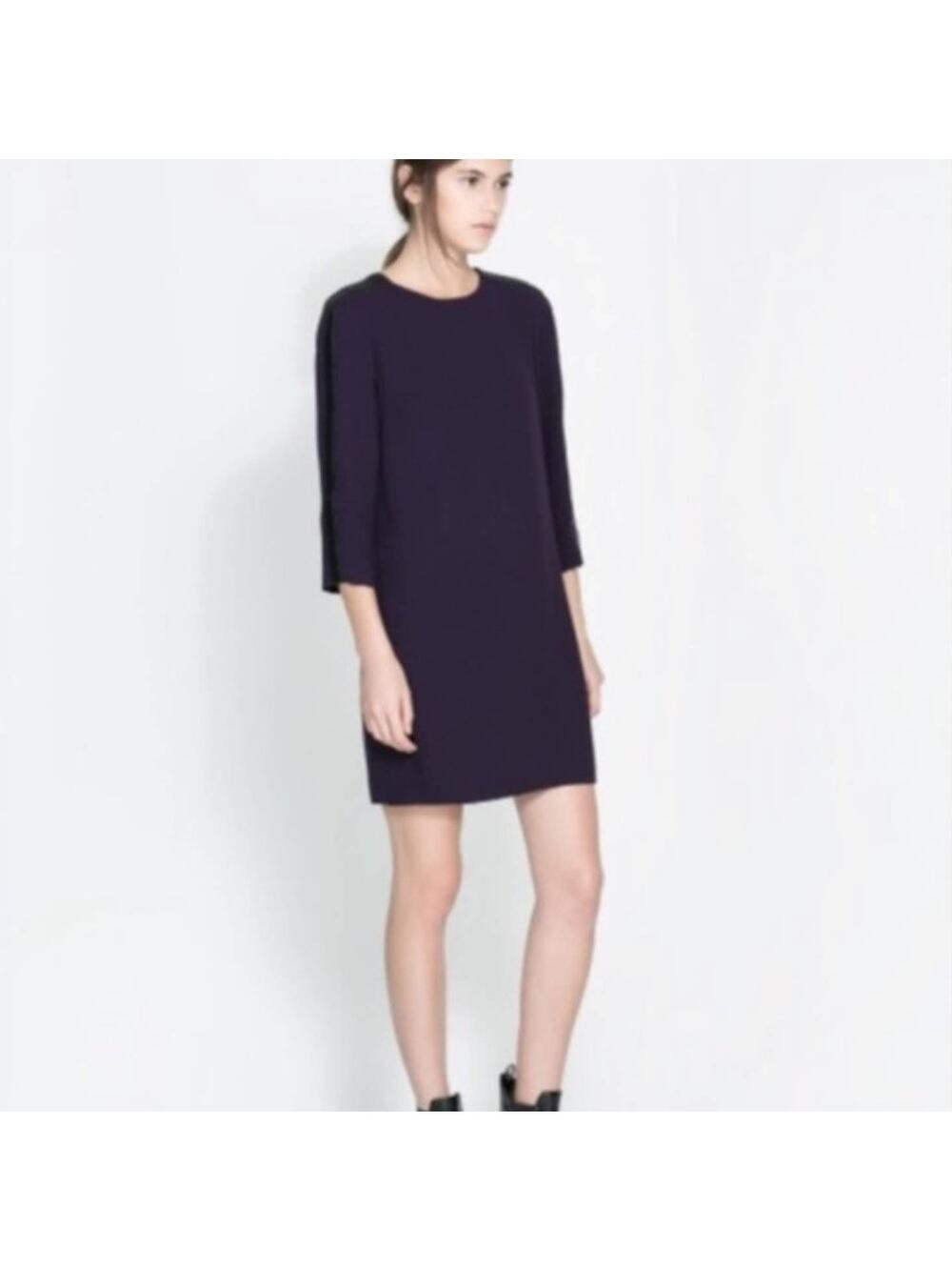Zara Women's Mini Dress 3/4 Sleeve Size XS